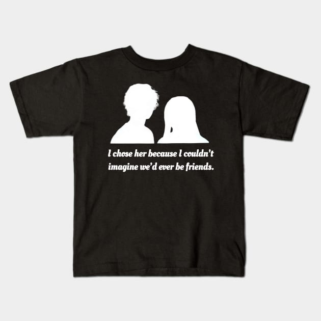 Percabeth  | Percy Jackson and Annabeth Chase Kids T-Shirt by Singletary Creation